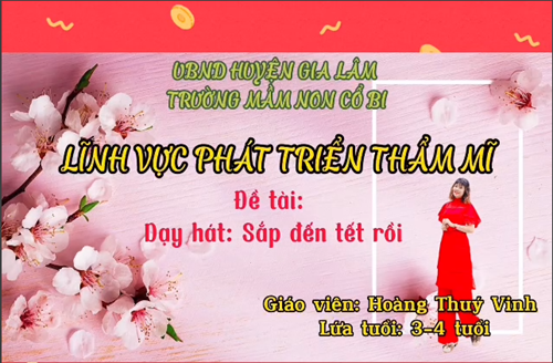 Dạy hát: Sắp đến tết rồi - MGB